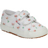 *Exclusive* Canvas Velcro Sneaker, Cat Tulips - Sneakers - 1 - thumbnail
