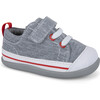 Stevie II First Walker, Grey Jersey - Sneakers - 1 - thumbnail