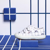 *Exclusive* Canvas Velcro Sneaker, Blue Moto - Sneakers - 2