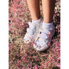*Exclusive* Canvas Velcro Sneaker, Flowers & Rabbits - Sneakers - 3 - thumbnail