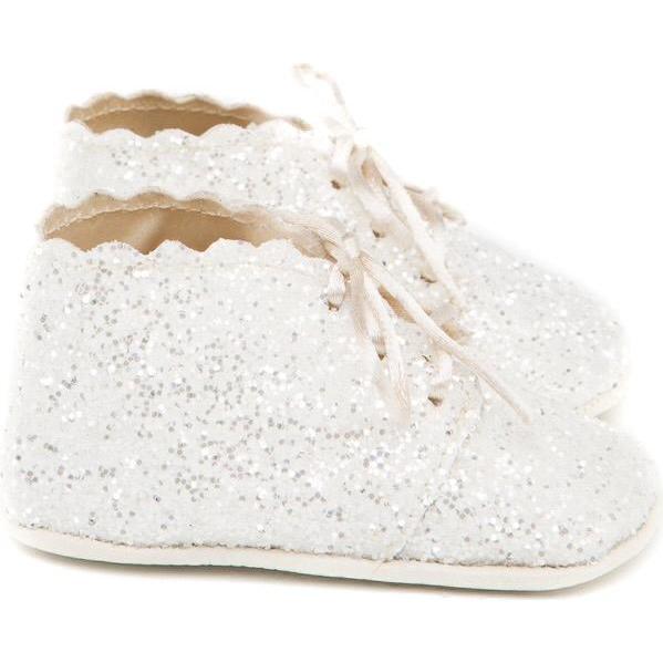 Milky Way Oxford Shoes, White - Loafers - 1