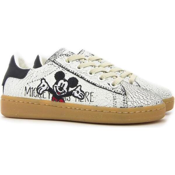 Mickey Mouse Sneakers, White - Master of Arts Shoes | Maisonette