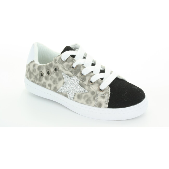 Mia Star Lace Sneaker, Leopard Print
