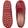 *Exclusive* Driver Loafer, Burgundy - Loafers - 3 - thumbnail