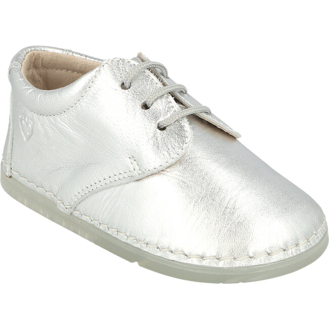 Lorca Lace Up Shoe, Silver - Oxfords - 1