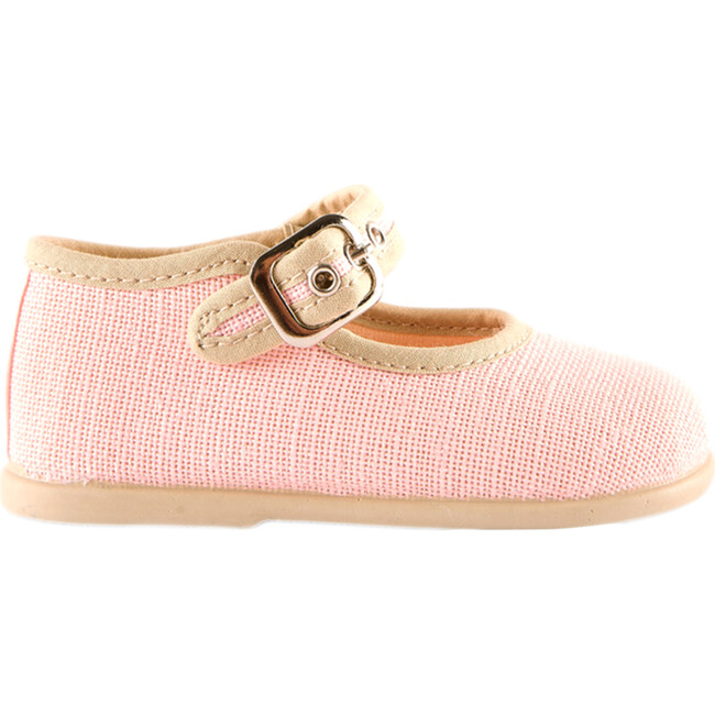 Linen Mary Jane, Pink - Mary Janes - 1