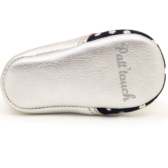 Lou Marine Shoe, Silver Dots - Booties - 3