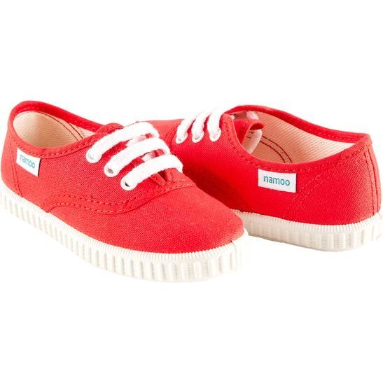 Lace Sneaker, Red