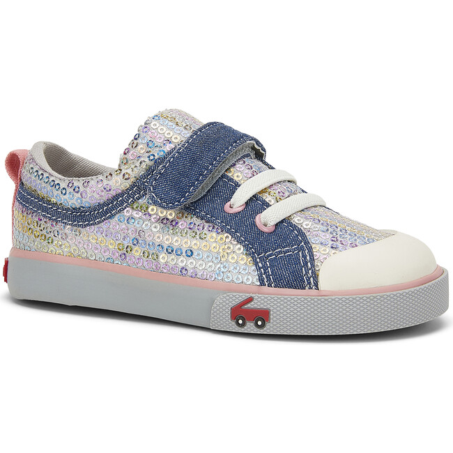 Kristin, Chambray & Sequins - Sneakers - 1
