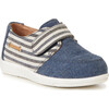 Sundile Velcro Boat Shoe, Dark Denim - Sneakers - 1 - thumbnail