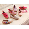 Millner Double Velcro Espadrille, Fuschia - Sneakers - 3