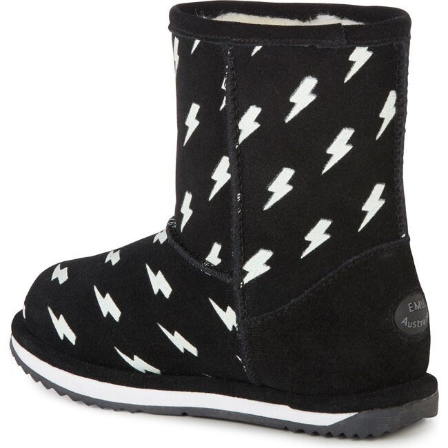 Lightning Bolt Brumby, Black - Boots - 7