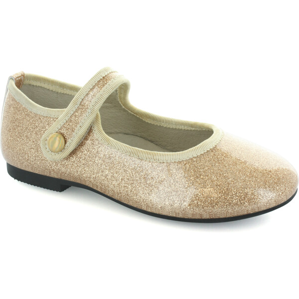 Jenna's Mary Jane, Gold - Hoo Shoes Shoes | Maisonette