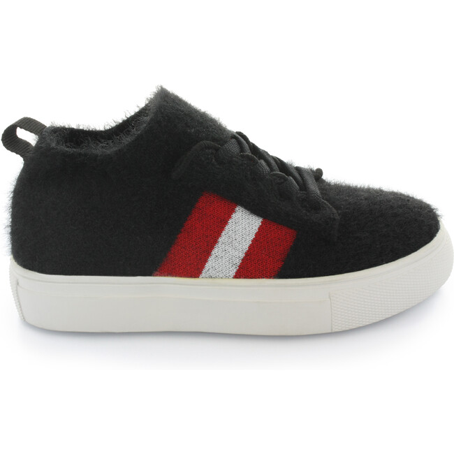 Kai Stripe Knit Sneaker, Black - Sneakers - 3