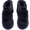 Shearling Boots, Black - Boots - 2 - thumbnail