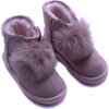 Shearling Boots, Pink - Boots - 1 - thumbnail