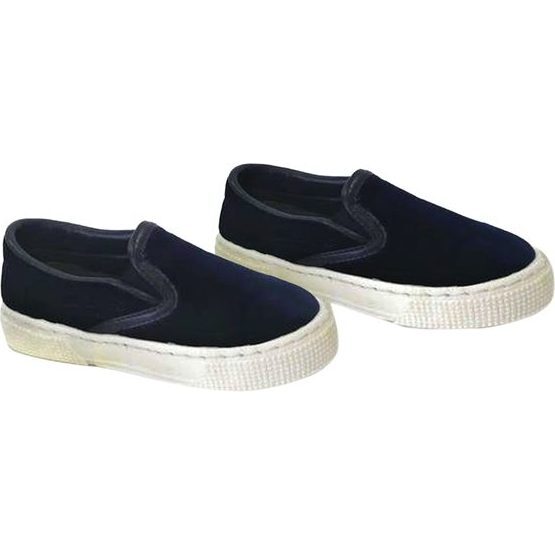 Velvet Picasso Slip On, Blue - Slip Ons - 1