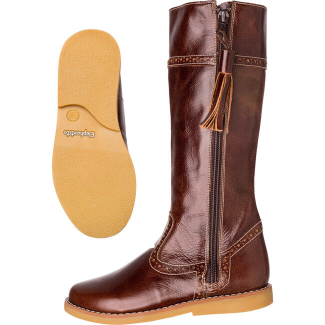 Elephantito Riding Boot, Brown - Boots - 2