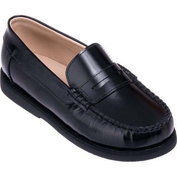 Scholar Mocassin, Black - Elephantito Shoes | Maisonette