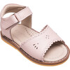 Classic Sandal with Scallop, Pink - Sandals - 1 - thumbnail