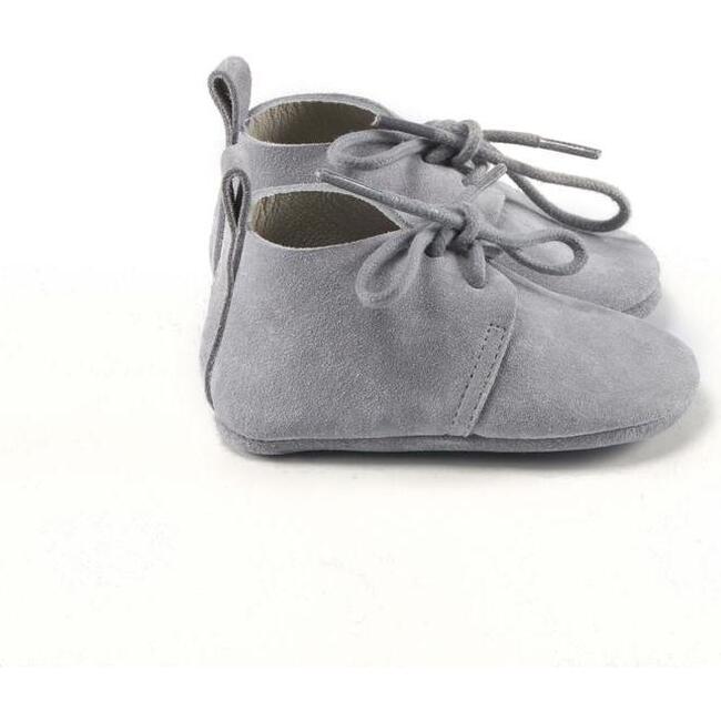 Classic Oxford Shoes, Gray - Loafers - 1