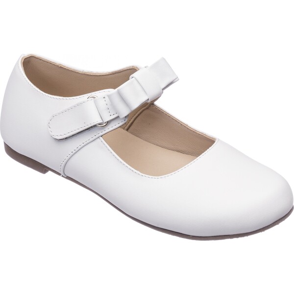 Charlotte Mary Jane, White - Elephantito Shoes | Maisonette