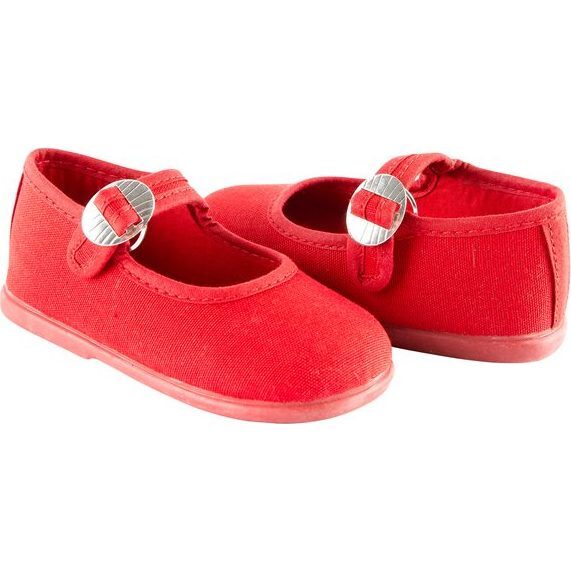 Canvas Mary Jane, Red