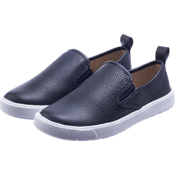 Classic Slip-On, Textured Blue - Elephantito Shoes | Maisonette