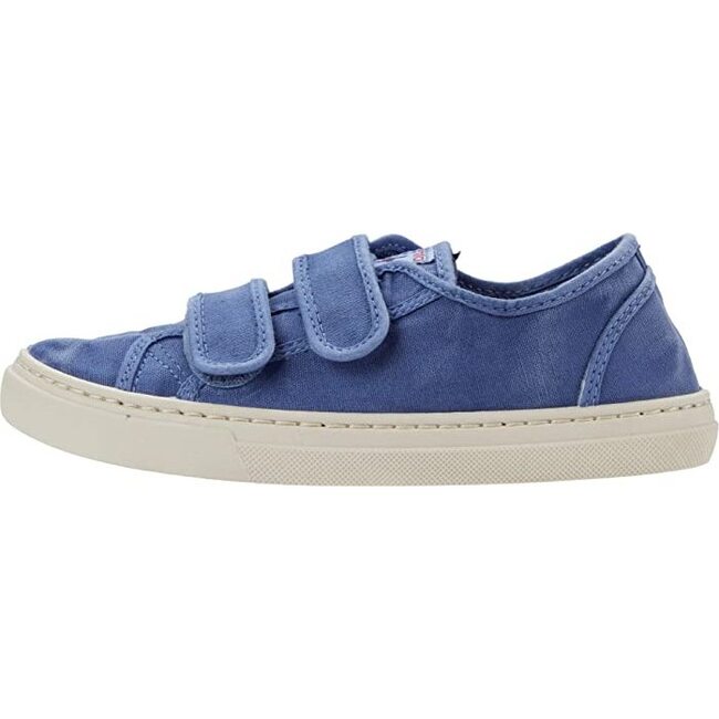 Canvas Sneaker, Washed Denim - Sneakers - 1