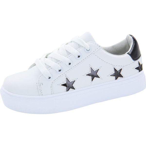 LOBO's All Star Sneaker, White / Black - Hoo Shoes Shoes | Maisonette