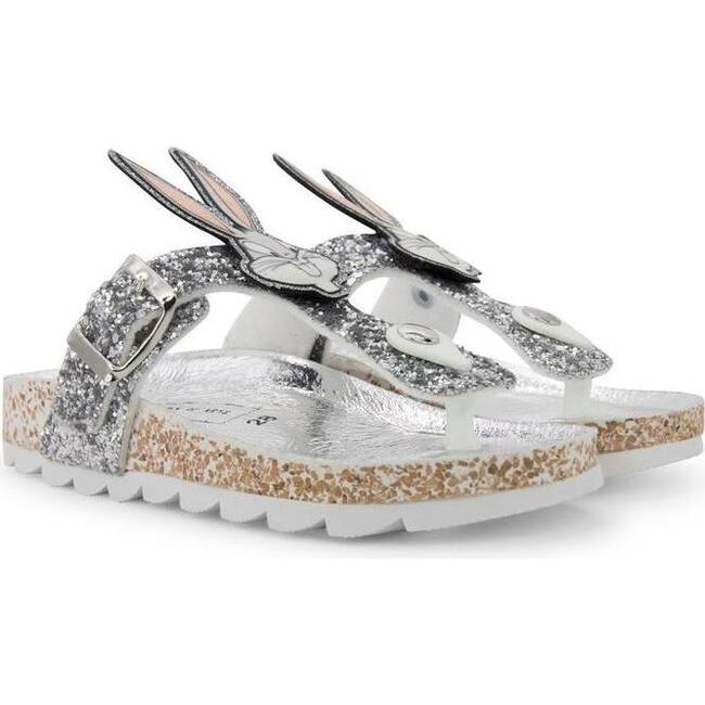 Bugs Bunny Sandals, Silver - Sandals - 1