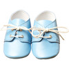 Lou Botton, Turquoise - Crib Shoes - 1 - thumbnail