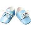 Lou Botton, Turquoise - Crib Shoes - 2