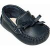 Baby Driver Loafer, Navy - Booties - 1 - thumbnail