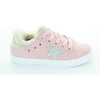 Ava's Faux Fur Star Lace Sneaker, Pink - Sneakers - 1 - thumbnail