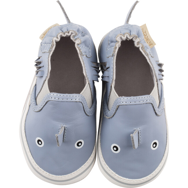 Sebastian Shark Soft Soles, Blue - Crib Shoes - 2