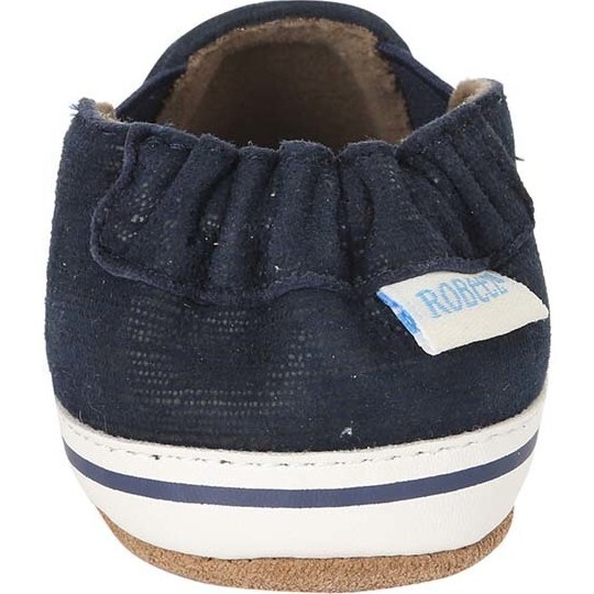 Liam Soft Soles, Navy - Crib Shoes - 4