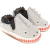 Dino Dan Soft Soles, Grey - Slip Ons - 1 - thumbnail