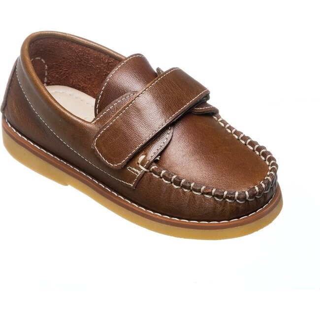 Nick Boating Shoes, Brown - Loafers - 1