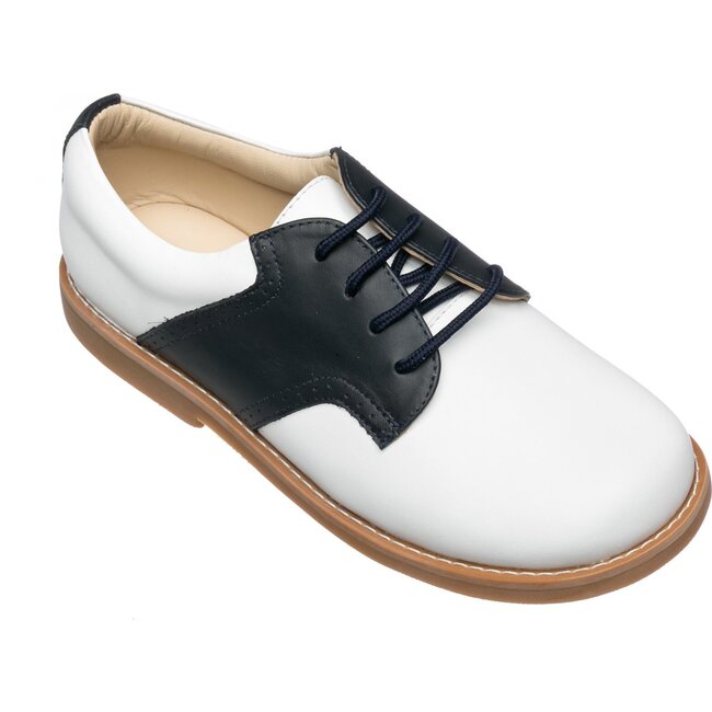 Golfers, White/Navy - Loafers - 1
