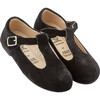 Dusk Praline T-Strap, Black Velvet - Mary Janes - 2