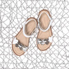 Caro Cuore Sandal, White - Sandals - 3