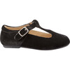 Dusk Praline T-Strap, Black Velvet - Mary Janes - 4
