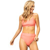 Women's Bianca Cheeky Bikini Bottom, Spiked Melon - Two Pieces - 1 - thumbnail
