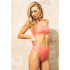 Women's Bianca Cheeky Bikini Bottom, Spiked Melon - Two Pieces - 3