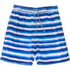 Mens Sunset Stripe Volley Board Short - Swim Trunks - 1 - thumbnail