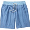 Men's Bayberry Swim Trunk, Blue Waves - Swim Trunks - 1 - thumbnail