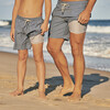 Men's Bayberry Swim Trunk, Dark Denim Stripe - Swim Trunks - 2