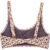Womens Leopard Love Bralette Top - Two Pieces - 2