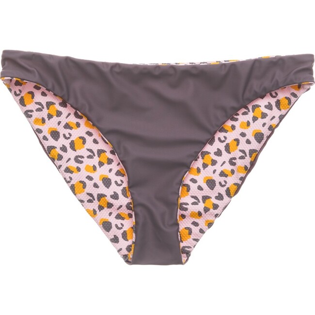 Womens Leopard Love Reversible Bikini Pants - Two Pieces - 2